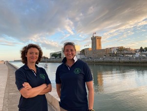 Carine Pallardy Presidente et Anne Laure Chiron Robbe Vice Presidente​ GEM Les Sables dOlonne